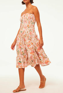 MISA Los Angeles  Lola Convertible Dress - Persimmon Crinkle