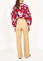 Christy Lynn Noella Blouse - Crimson Fleur