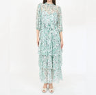 Christy Lynn Sara Dress - Teal Vintage Floral