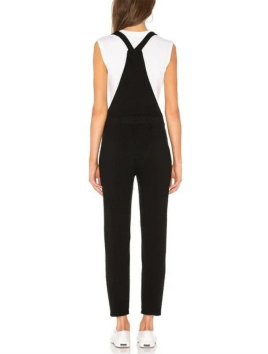 Monrow Overall With Patch Pockets - Black