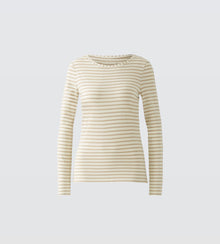 Oui Sumiko Shirt - Off White Camel