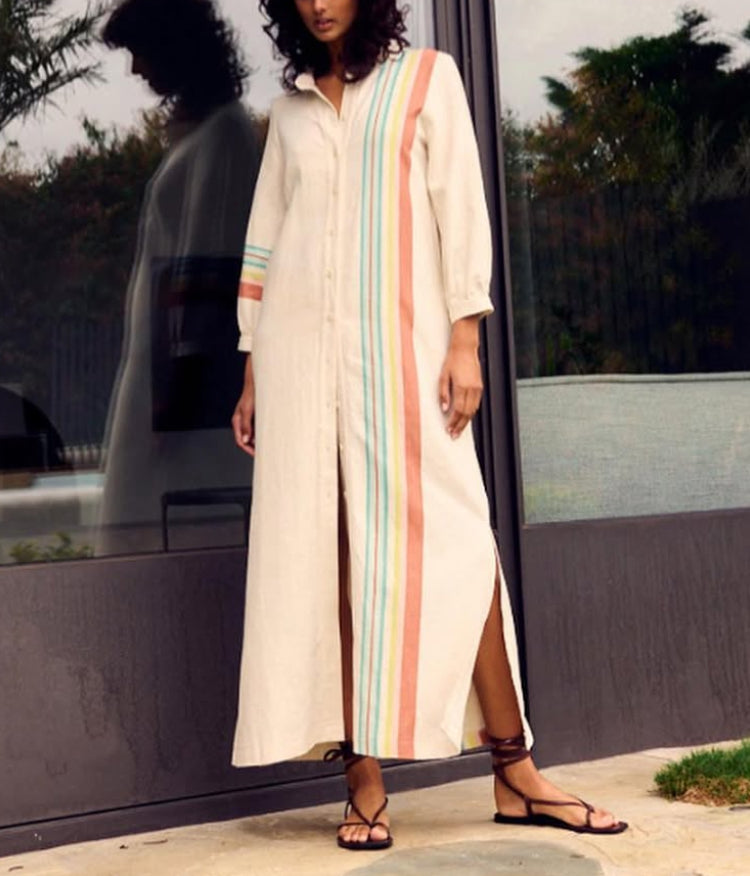 Le Stripe Sunfaded Sunstripe Dress