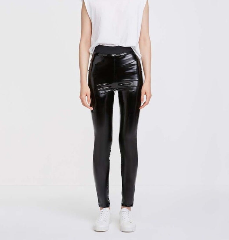 7 For All Mankind Liquid Legging - Jet Black