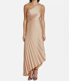 A.L.C. Delfine Pleated One-Shoulder Dress