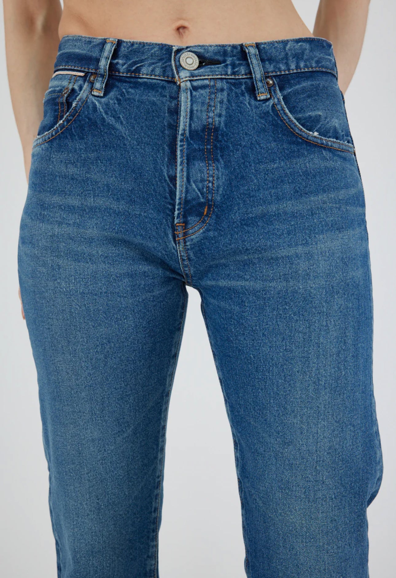 Moussy Vintage Petit Straight Jeans - Blue