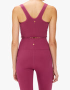 Spiritual Gangster Amor Crop Tank - Rose