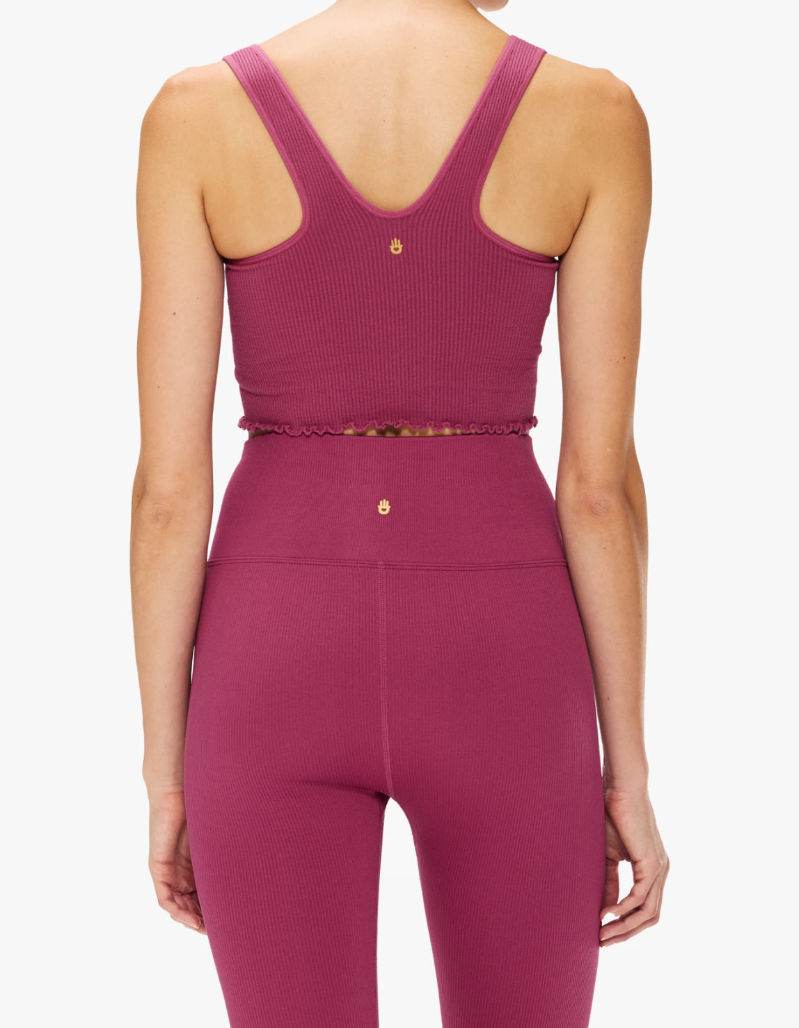 Spiritual Gangster Amor Crop Tank - Rose