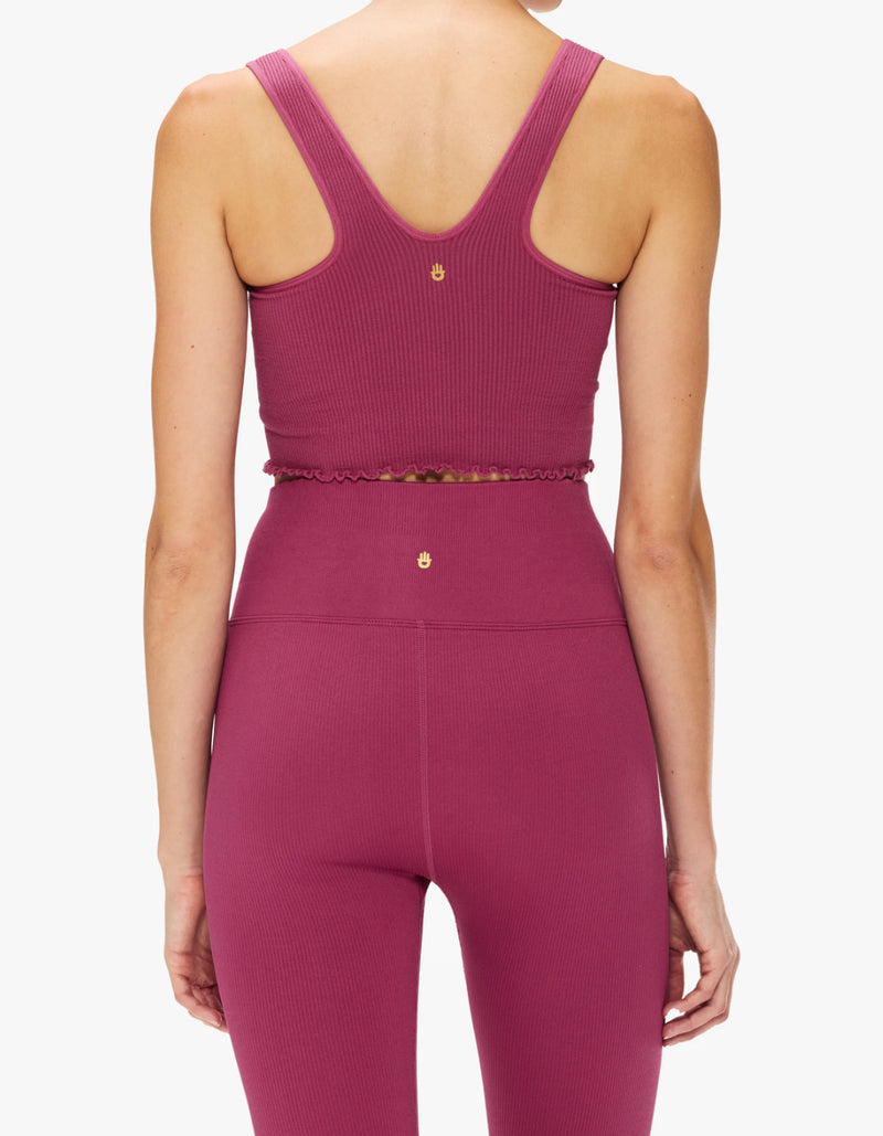 Spiritual Gangster Amor Crop Tank - Rose