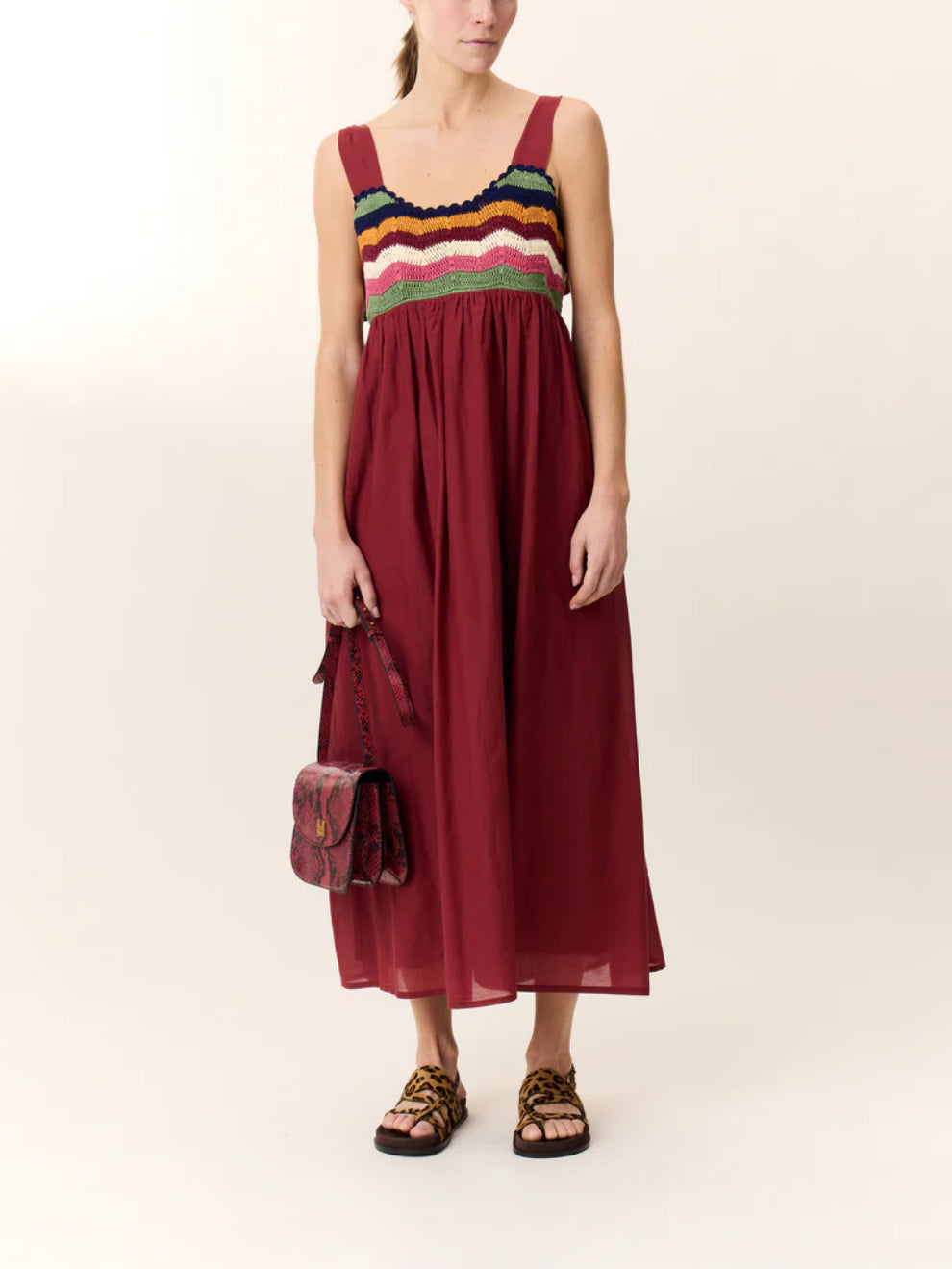 Leon & Harper Ricq Crochet Tomato Dress