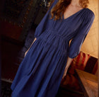 Nation Ltd Graciela Gathered Dress - Shadow Stripe