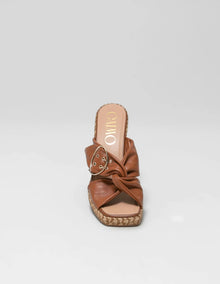 GAIMO Karoo Crisscross Knotted Sandal - Cognac