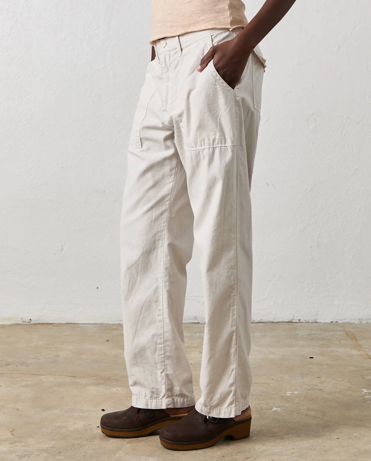 NSF Kennedy Trouser - Soft White