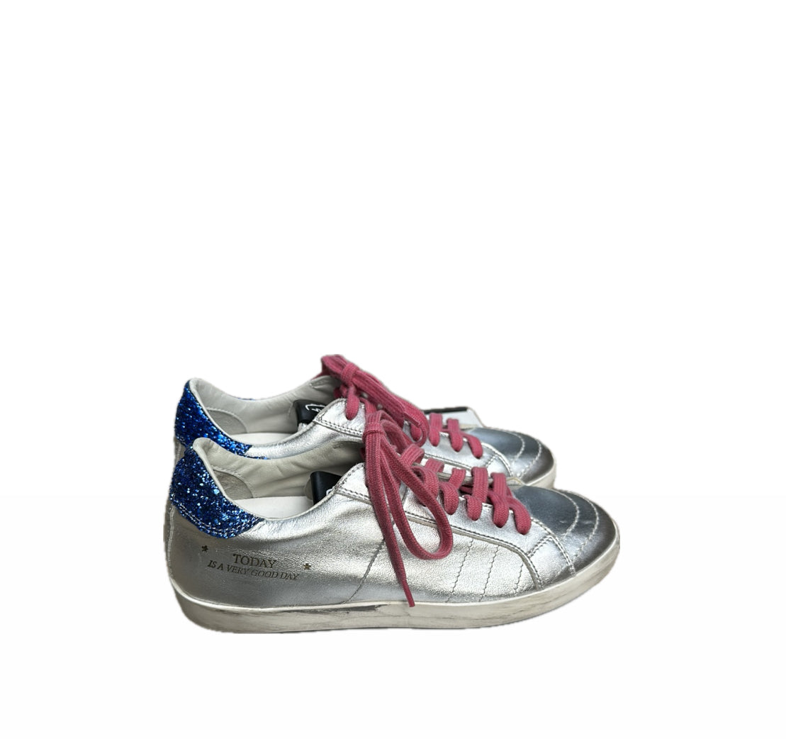 Primabase Metallic Sneaker - Silver/Blue/Pink