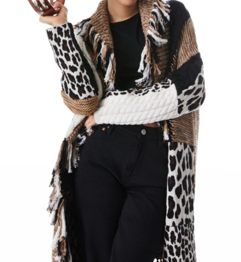alice + olivia Griselda Patchwork Sweater