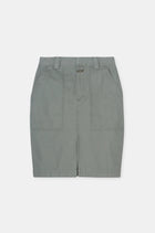 Closed Utility Skirt - Faded Green