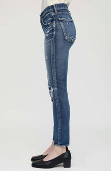 Moussy Vintage Lenwood Skinny Jeans - Blue