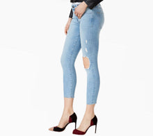 DL1961 Florence Crop Mid Rise Instascuplt Skinny Ripped Jeans - Clifton