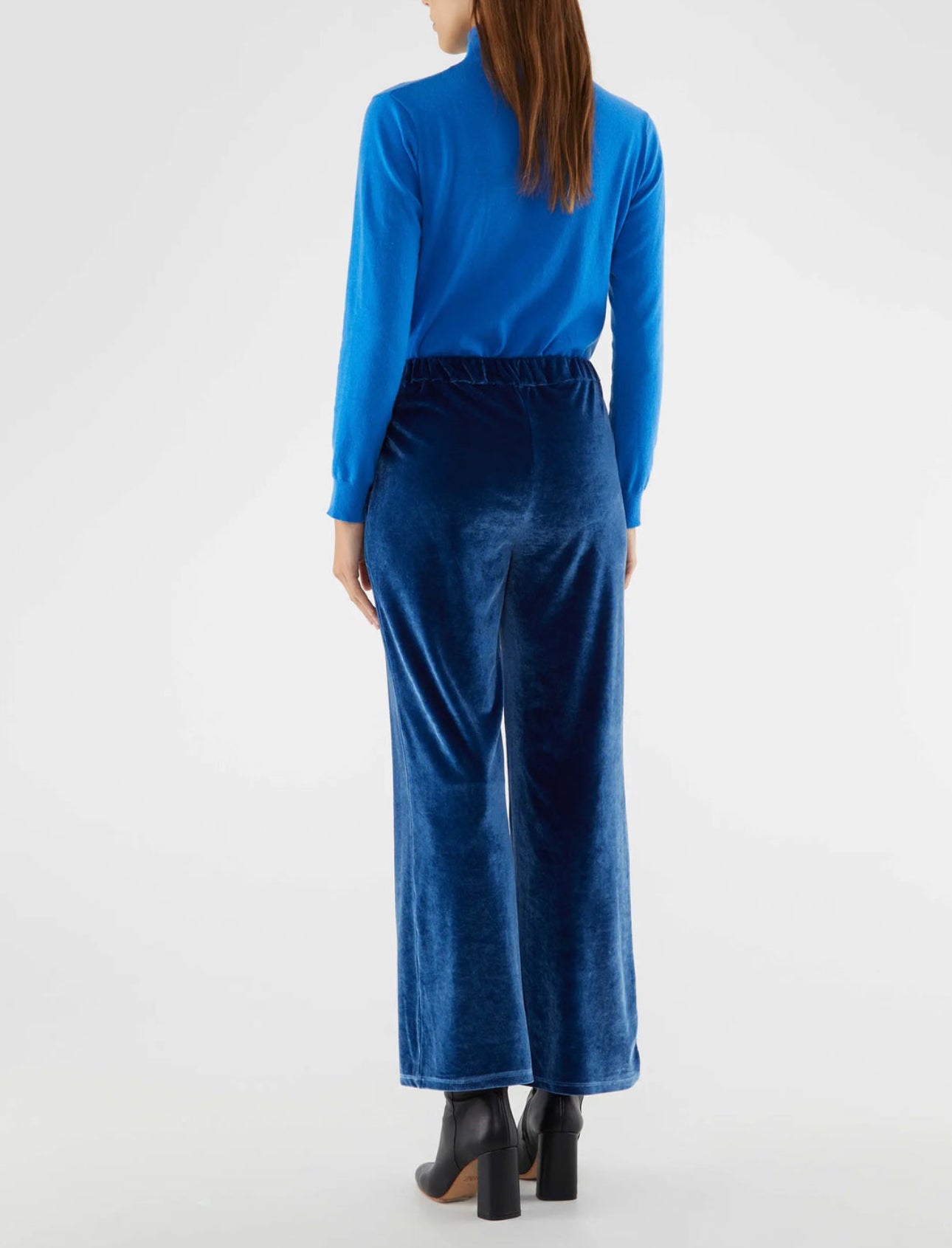 Compañia Fantastica Velvet Stretch Long Pants - Blue