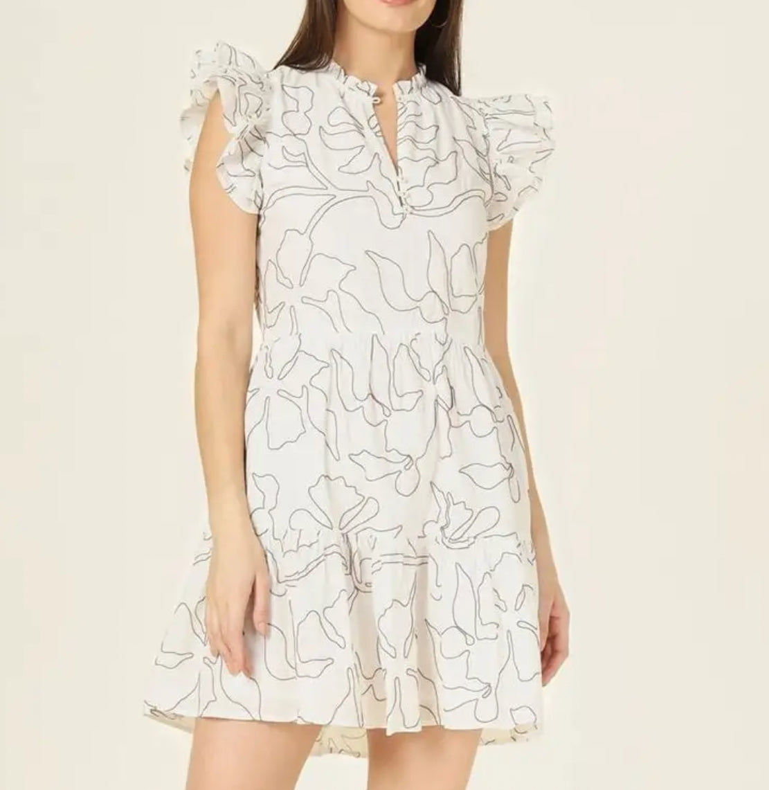 Omika Wilora Mini Dress - Uma Coconut