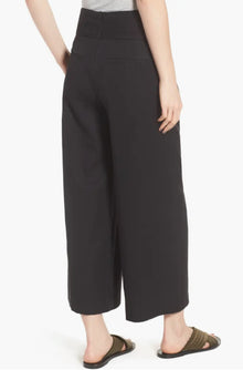 Paige Charisma Lace-Up Wide Leg Pants - Black