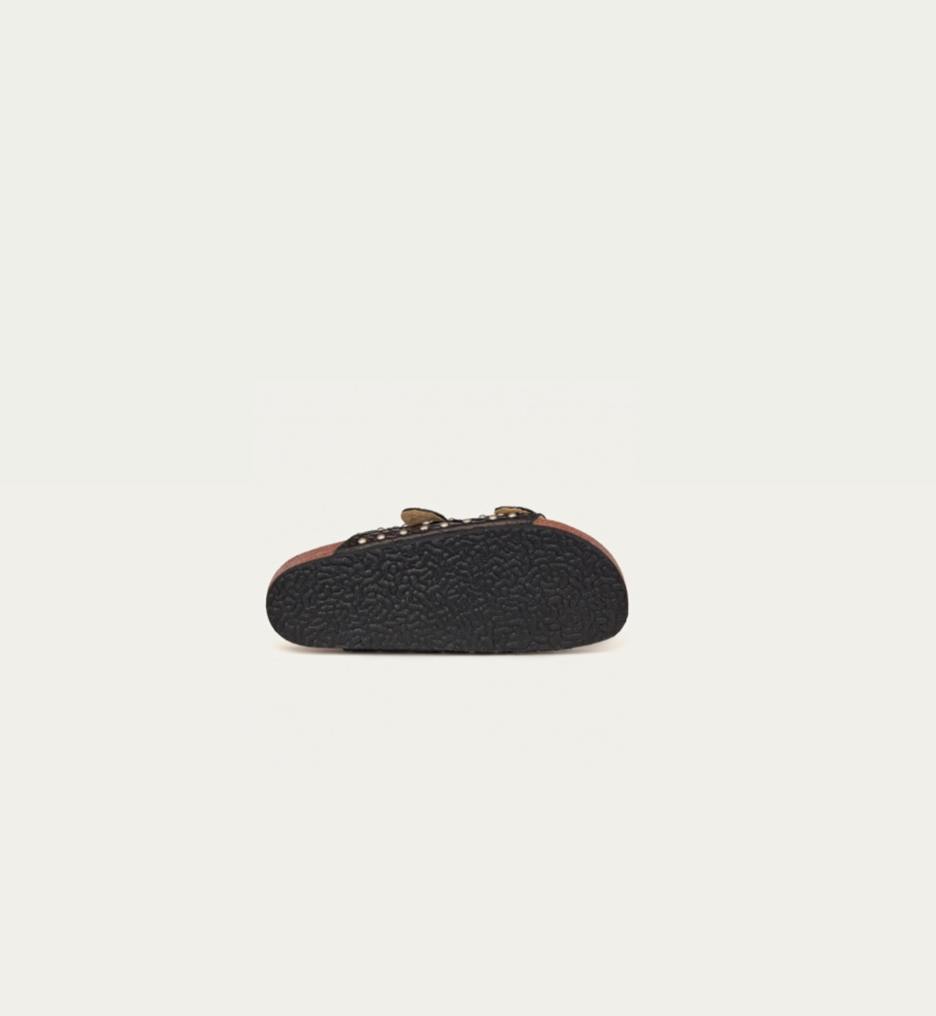 Claris Virot Odette Sandals - Black Python W/Silver Studs