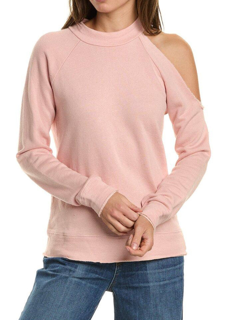 Chaser French Terry Vented Shoulder Sweatshirt- Tutu Pink