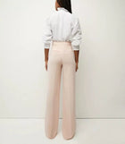 Veronica Beard Edia Straight-Leg Pants - Ballet Pink