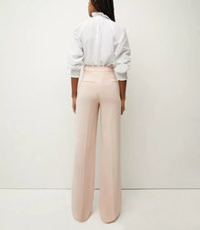 Veronica Beard Edia Straight-Leg Pants - Ballet Pink