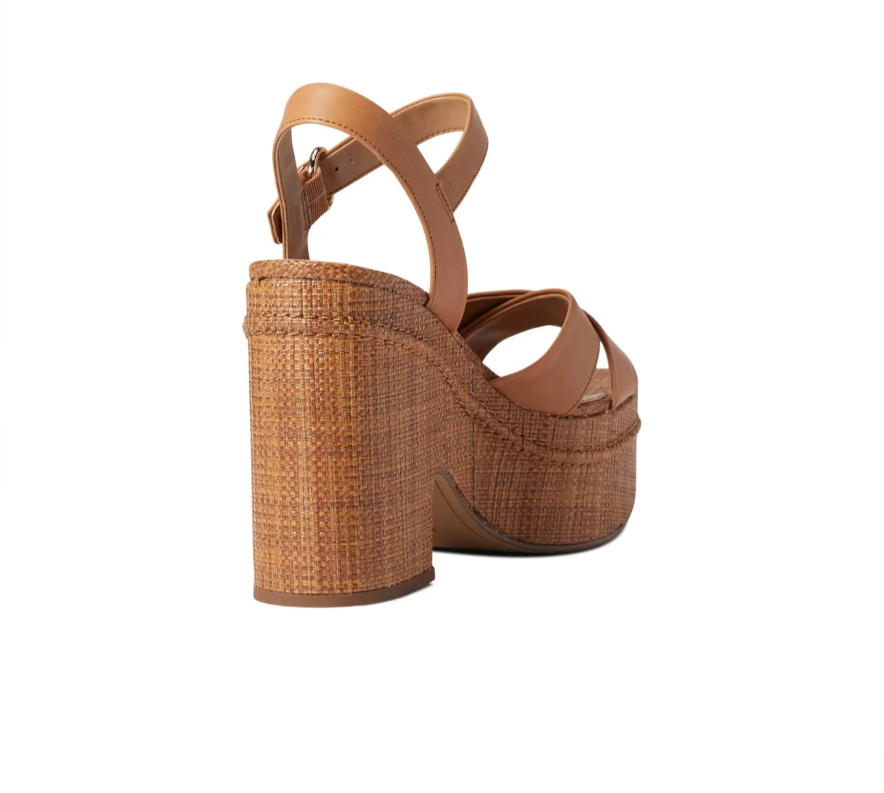 Sam Edelman Trianna Strappy Espadrille Platform Sandals - Cuoio Brown