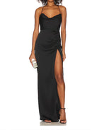 RUMER Allegra Gown - Black