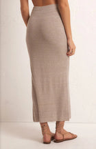 Z Supply Mykonos Midi Skirt - Oatmeal Heather