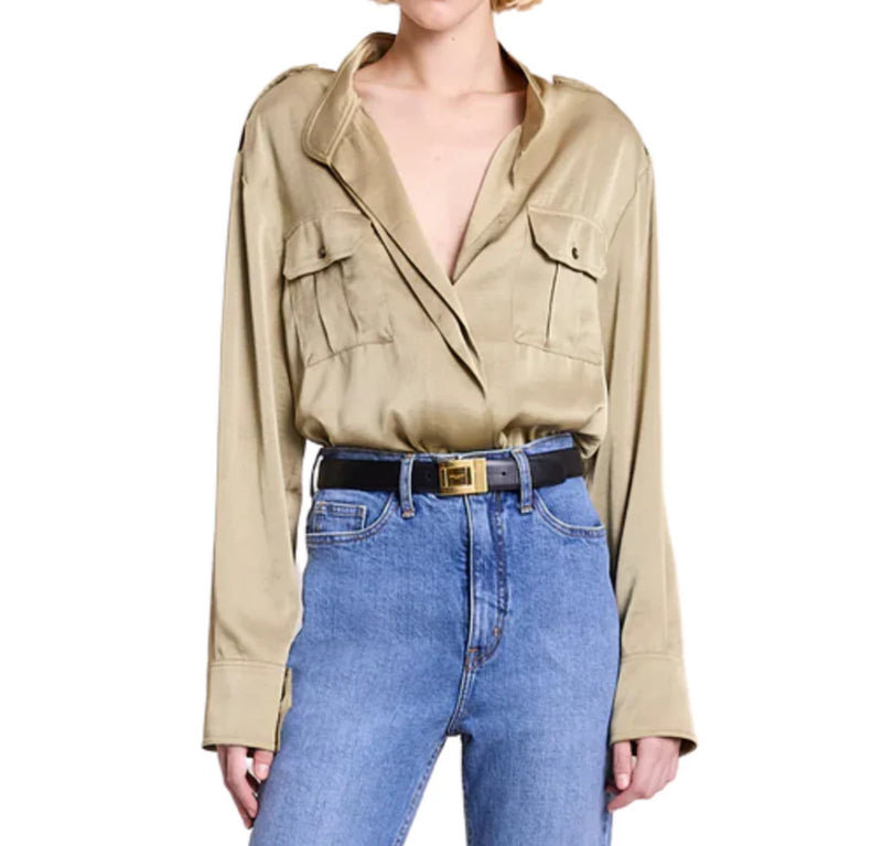A.L.C. Oakley Top - Elmwood
