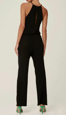 Lanston Halter Jumpsuit - Black