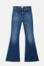 Closed Rawlin Flare Leg Jeans - Dark Blue