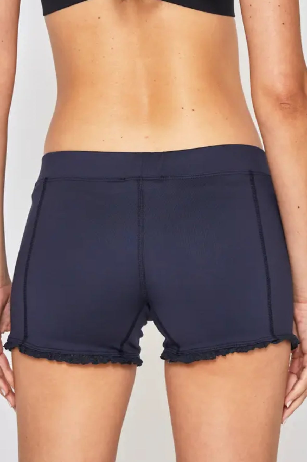 L'Etoile Sport Lace Trim Short - Navy