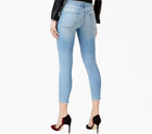 DL1961 Florence Crop Mid Rise Instascuplt Skinny Ripped Jeans - Clifton