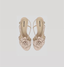 Lola Cruz Tulipa Heel Sandals 65 - Beige