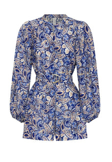 Kivari Dakota Watercolor Paisley Playsuit