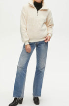 Michael Stars Robbie Sherpa Pullover - Chalk