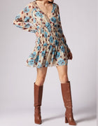 joie Aminah Silk Mini Dress - Tuffet Multi