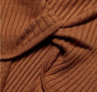 dh New York Addison Rib Knit Midi Dress - Chestnut