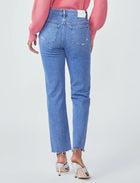 Paige Noella Straight 30” - Bodacious Distressed w Chill Hem