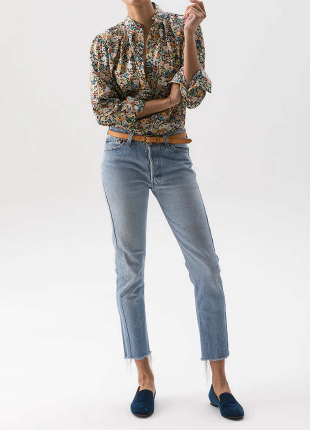 Wearcisco Puff Shirt - Night Floral