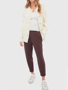Varley Pensdale Relaxed Knit Jacket - Egret