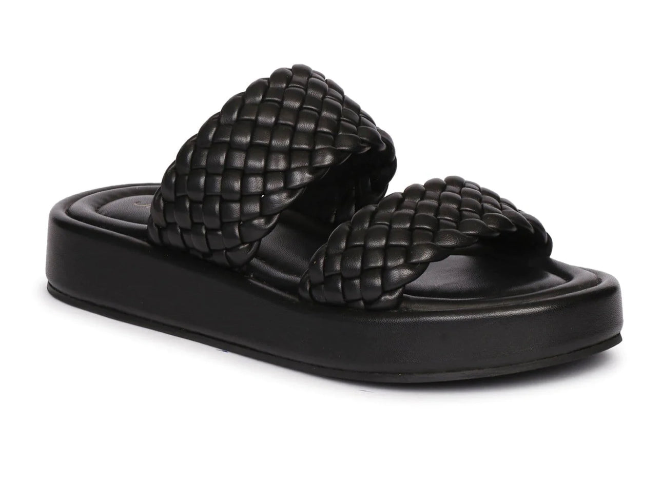 Saint G Christina Slides - Black