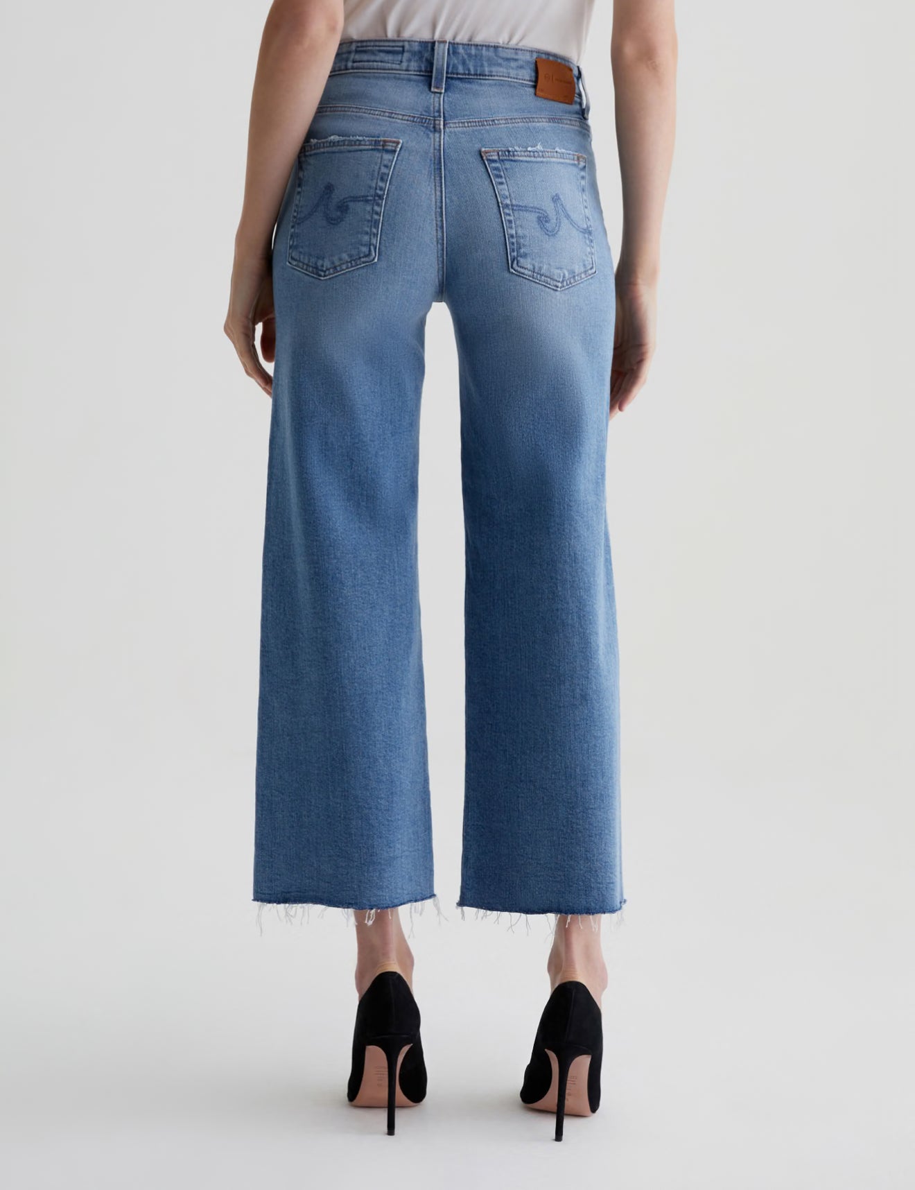 AG Jeans Saige Wide Leg Crop - 18 Years Oslo