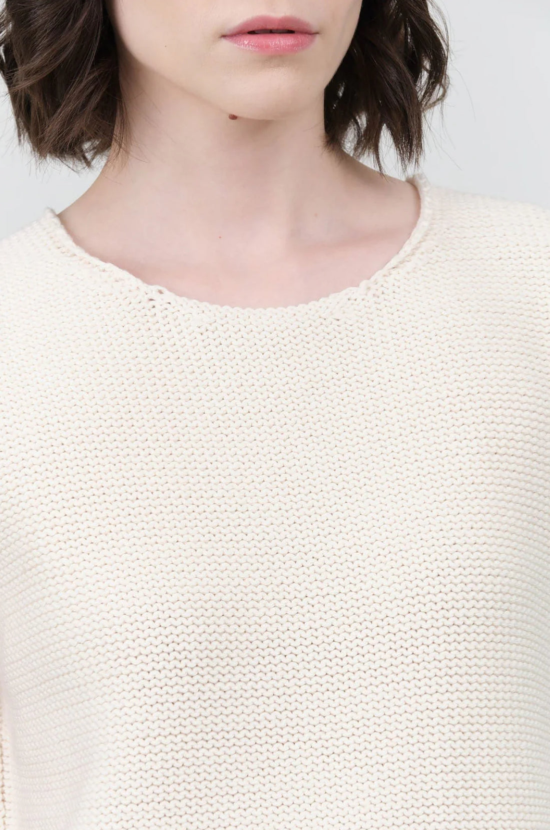 NSF Catalina Sleeveless Sweater Top - Soft White