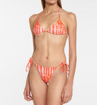 TROPIC OF C Praia Tie-Dye Bikini Bottom - Mystic Pink