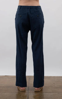 Elaine Kim Step Hem Tech Wisteria Pant - Indigo