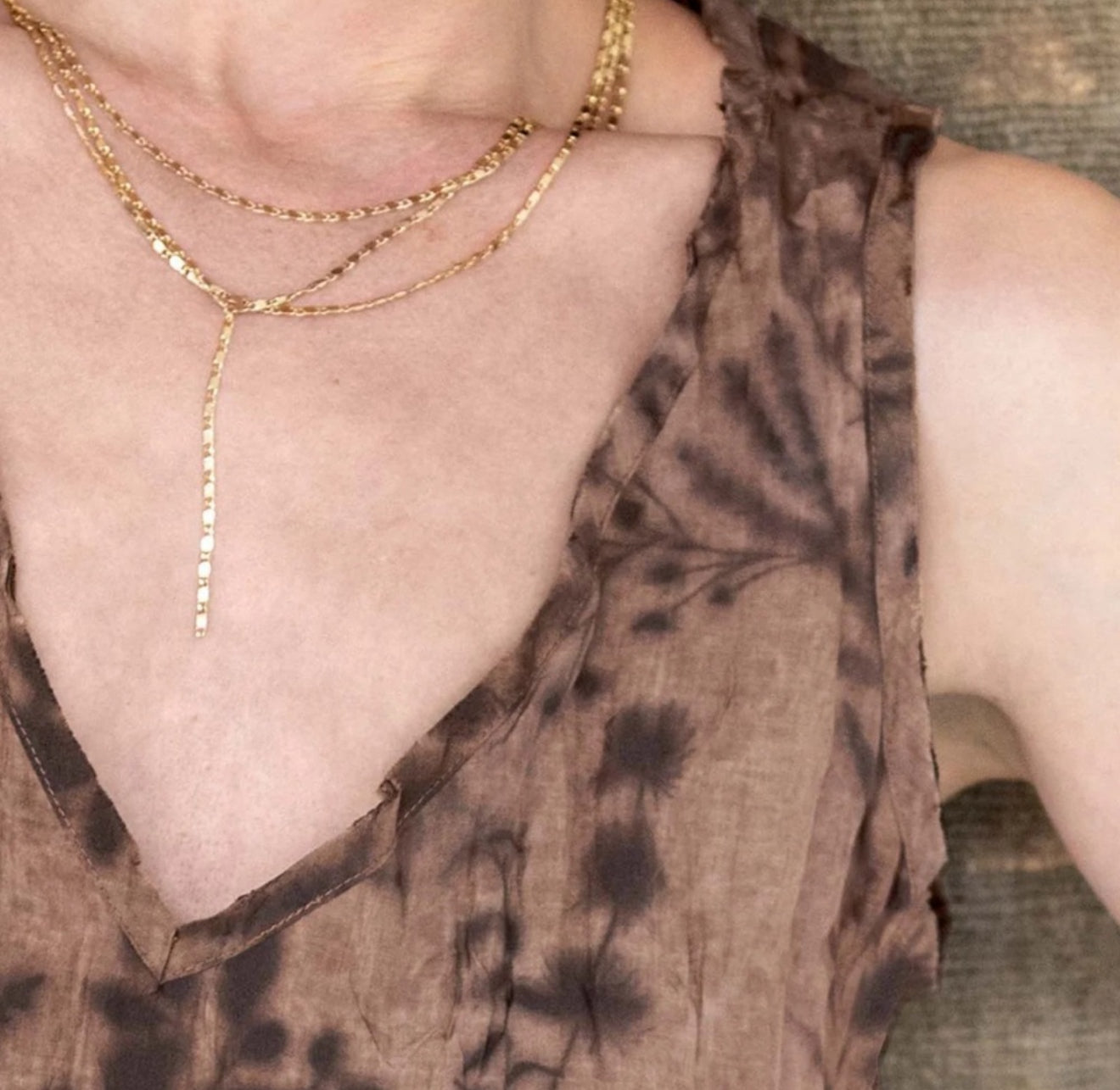 go BY GOSILK Crinkle Cut Tank - Chai Society